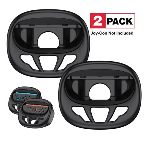 2PCS Steering Wheel for   2 Controllers Handle Simple Steering Wheel for NS2 Racing Somatosensory Game 2