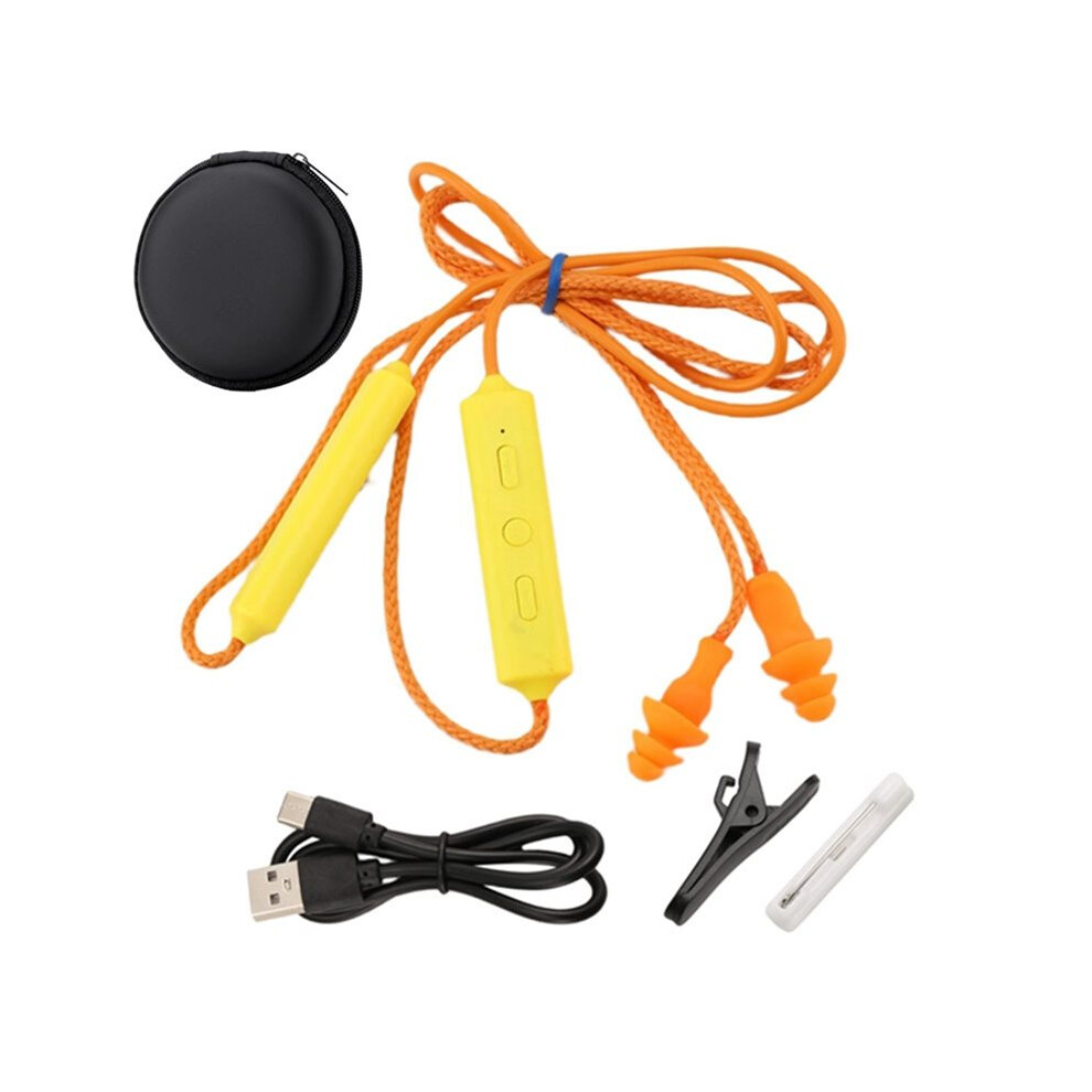 Ear Plugs Headset Earphone For Work, Noise Suppression, Hearing Protection,Construction Sites, Noisy Places Orange 6032925403882