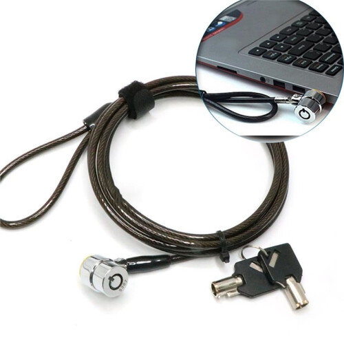 Laptop Lock Cable for Laptop Computer Lock 6x2.5mm Small Keyhole Security Anti-Theft Notebook Padlock 1