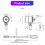 Laptop Lock Cable for Laptop Computer Lock 6x2.5mm Small Keyhole Security Anti-Theft Notebook Padlock 10