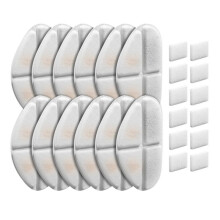 Filter och Pumpsvampar för 7L/1.8Gal HundvattenskåL Dispenser KattvattenfontäN FilterersäTtning 12+12