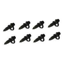 8 Sets Motorcycle Brake Bleeder Screws with Dust Caps for Easy Brake Bleeding Front Rear Lines