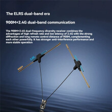 For BETAFPV SuperX ELRS Mono 2.4G/915M Receiver with Dual-Band T-Antenna for RC FPV Long Range Racing Drone Airplane A
