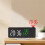 Multifunctional Clock Temperature and Humidity Projection Alarm Clock LED Mirror Clock with Data Projection 3