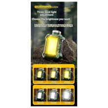 Rechargeable Wrist Mount LED Light for Outdoor Activities Waterproof IPX5 3 Modes & SOS Ideal for Camping Cycling Black