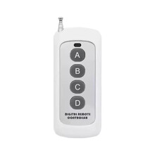 433MHz Wireless Remote Control Learning Code EV1527 Module with Antenna ABCD 4 Button Control 1000M Long Range Opener