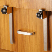 Adjustable Fixed Clamp for Drawer Panels Installation Embedded Handle Front Mounting Clip