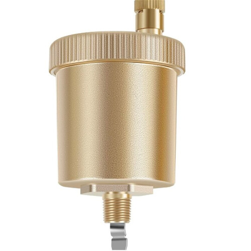 Automatic Air Vent Valve Kit, 1/8 Inch Automatic Air Bleed Vent, Compact Brass Automatic Float Valve