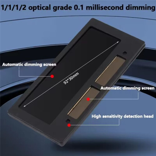Auto Darkening Welding Glasses Work Face Protector Adjustable Band Impact  Mask Face Cover