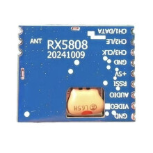 Modulo Ricevitore Audio Video Wireless RX5808 da 5,8 GHz, Modulo Ricevitore Audio Video A 8 Canali con Modalità Audio SPI