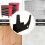 Angle Grinder Holder Metal Holder Universal Storage Rack Wall Mount Bracket for 5 Inch Grinders for Workbenches Workshop 7