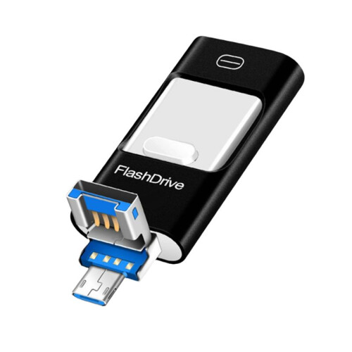 USB Stick for Phone, 3 in 1 Memory Stick Flash Drive for Phone/Pad/Android/Computer/Laptop/PC 64G