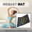Squat Guide Mat Squat Step Positions Knee Mat with Foot Position Mat,Workout Squats Leg Muscle Targeting 5