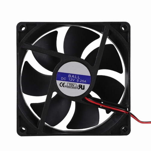 12V 0.25A 4 Pin PC Cooling Fan PC Computer Case Cooling Fan for Desktop Computer Case, Keeps Computer Working Well 2