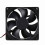12V 0.25A 4 Pin PC Cooling Fan PC Computer Case Cooling Fan for Desktop Computer Case, Keeps Computer Working Well 7