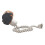 2pcs Ceiling Fan Light ,E87438 Fan Lamp  with 11in Beaded Pull Chain,6A 125VAC, Electrical Pull Chain 9