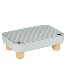 Degrau para Caixa de Areia, Rampa/Pegador para Caixa de Areia com Base de Madeira, Antiderrapante e Fácil de Limpar, Ideal para Gatos Idosos de
