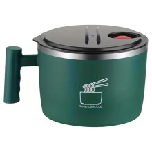 Bol à Ramen, Récipient à Déjeuner, Grands Bols à Soupe Thaïlandaise de 1 000 Ml, Bols à Céréales pour la Maison, la Cuisine, le Camping, Vert