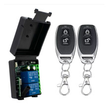 433Mhz Wireless Remote Control AC 85-256V Relay 2 Channels Receiver Module for Garage Doors, Curtains, Lighting