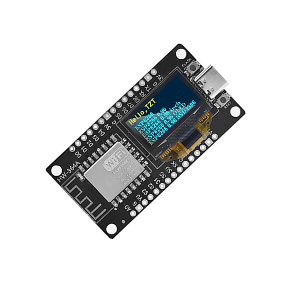 Esp8266 V3 Development Board With 0.96 Inch Oled Display Ch340 Esp-12F Wifi Module Parts For /Micropython B 6033134644172