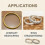 Bender Tool Kit with Adjustable Dies - Precision Wire Bending Tool for Spoon Rings, Soft Jewelry Making for Copper 7