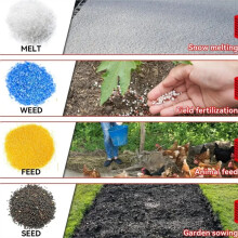 Elektrischer Handdüngerstreuer mit 6 Gängen für Garten und Landwirtschaft - Gartengeräte