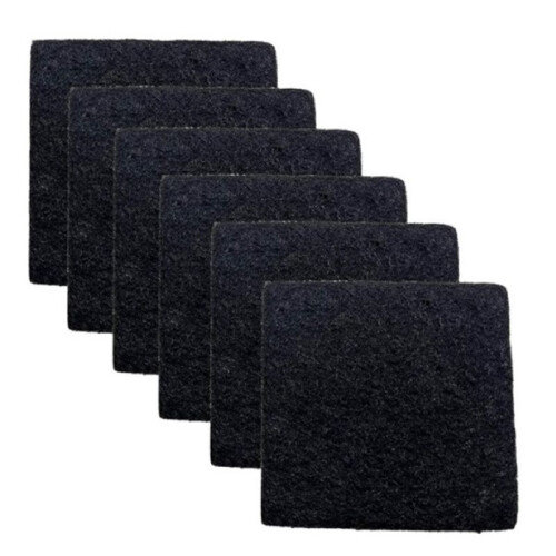 Household Trash Can Charcoal Filter Pad Deodorizer Remove Odor Odor Filter Kitchen Trash Can Deodorizing Cotton 6 Pack