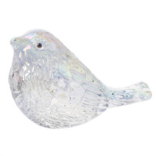 Blown Glass Birds Collectible Figurines Crystal Birds Gifts for Glass Figurines for Animal Lovers for Table Home Decor A