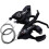 21-Speed Bike Derailleur and Shifter Set,Bicycle 3x7 Shift Levers with Brake, Cycling Disc Handle, Includes Shift Cable 1