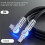 Type-C to Type-C 180 Swivel Double Elbow Mech Data Cable Fast Charging & Data Transfer Cable for Laptops and Tablets 1m 6