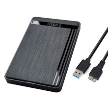 Case per HDD da 2,5 Pollici A USB 3.0, Custodia per Hard Disk Mobile per SSD, HDD Esterno con Cavo USB 3.0