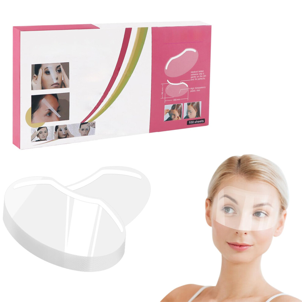 100 Pcs Disposable Eye Shield Shower Visor, Clear Waterproof Eye Protector For Haircuts And Beauty 9771547186458