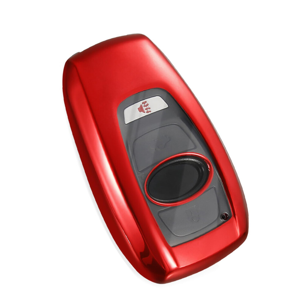 Key Fob Cover Soft Tpu Protective Case For Subaru Forester Outback Crosstrek Wrx Brz Red 9169991207827