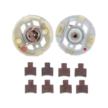 RS550 Motor de Carbono Portaescobillas para Taladro Eléctrico/Destornillador Eléctrico con Herramientas de Cepillo de Cobre