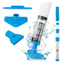 3-In-1-Poolsauger Ohne Kabel (US-Stecker), Tragbarer Poolreiniger für Spas, Whirlpools und Kleine Pools zum Entfernen Von Sand und Schmutz