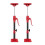 Cabinet Jack Support Bar, 2-Pack Adjustable Quick Support System Bar, Telescoping Third Hand Tool 2