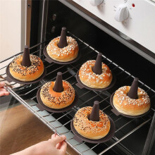Bread Donut Silicone Mold Baking Cake Mousse Pudding Mold Toaster