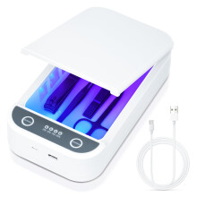 UV Sterilizer Box for Nail Tools and Accessories, UV Light Sanitizer for Jewelry and Phone Items