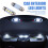 14X White LED Car Interior Inside Light Dome Trunk Map License Plate Lamp Bulbs 3