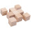 50Pcs Wood Square Square Blank Wood Blocks for Puzzle Making, Crafts, and DIY Projects 2