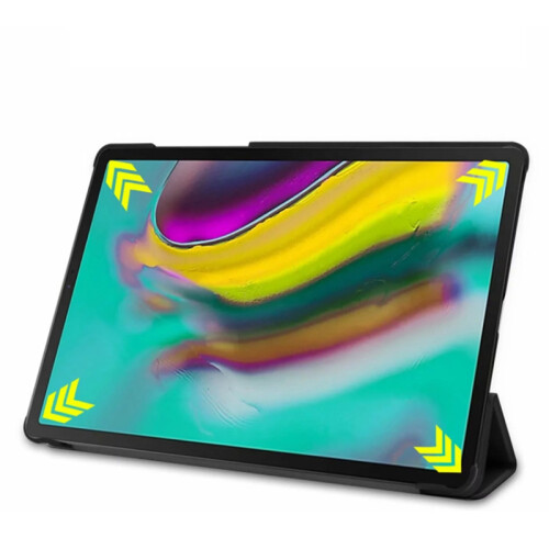 Capa para Tablet para   Tab S5E 10,5 Polegadas 2019 SM-T720/T725, Capa Inteligente Fina Tripla com Suspensão/Ativação Automática, Preta 2