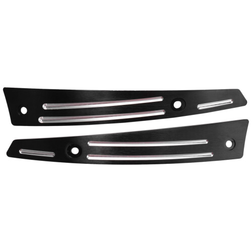 Black Split Windshield Side Trim for Touring Road Glide FLTR 2015-2020 2