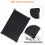 Capa para Tablet para   Tab S5E 10,5 Polegadas 2019 SM-T720/T725, Capa Inteligente Fina Tripla com Suspensão/Ativação Automática, Preta 7