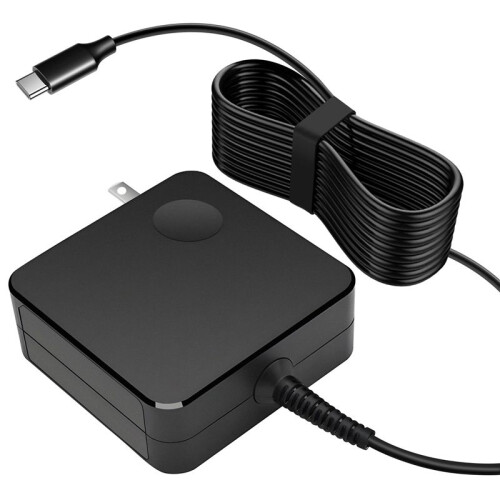 Suitable for  Square Notebook Portable Power Adapter 65W Type-C Port Pd Fast Charge Computer Charger US Plug
