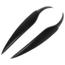 Car Front Headlight Cover Sticker light lamp Eyebrow Eyelid Covers for Fiesta MK7 2009-2012