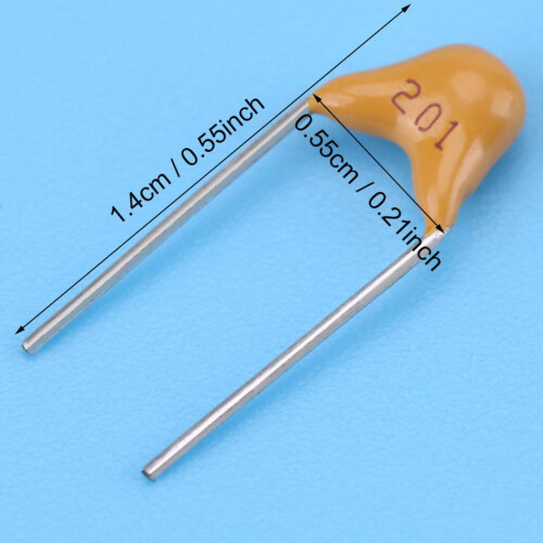 500Pcs 10 Values 10PF-680PF Monolithic Ceramic Capacitor Assorted Kit 2
