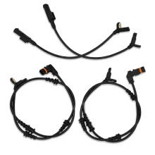 SET(4Pcs) Front Rear ABS Wheel Speed Sensor for - W164 ML350 ML320 GL350 GL450 R350 1645400717+1645400917