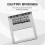 6 Roller Saddle 6 String Humbucker Guitar Bridge for Tele Telecaster Guitar (Chrome) 3