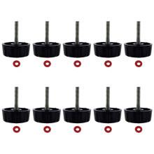 10Pcs Screws Nuts Caps for Fishing Reels Knob Power Handle Grip
