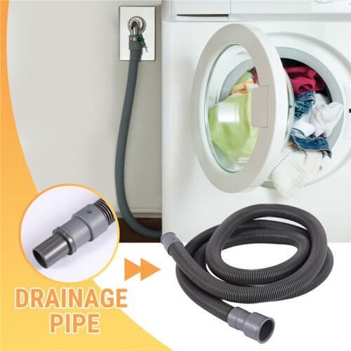 Automatic Drum Washing Machine Drain Pipe Drain Hose Fittings, 2 Meter 2